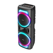 Hepu Hp-118 Partybox Bluetooth Hoparlör 2 8 Hoparlör 15w Güç Rgb Işık Tws Destekli