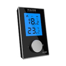 Mars S20 Kablosuz Oda Termostatı Siyah