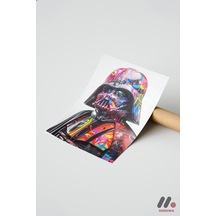 Pop Art Zırhlı Karakter, Çerçevesiz Yüksek Kalite Duvar Afişi - Modern Ev Dekorasyonu