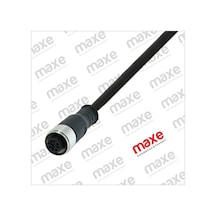 M12 Sensör Kablosu 4pin Dişi Düz Konnektörlü 2mt PVC