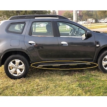 Dacia Duster Krom Yan Marşpiyel Çıta 6 Parça 2018 Üzeri Paslanmaz Çelik