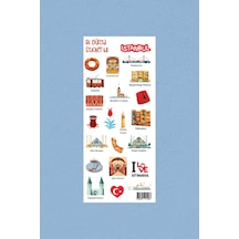 M68 İstanbul Mekanları Sticker Seti Çok Renkli