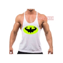 Tarzsokak Gym Tank Top Fitness Sporcu Atleti Gym10 Beyaz