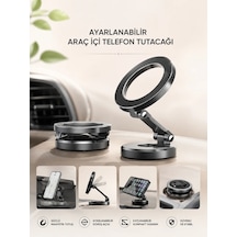 Araç İçi Telefon Tutacağı Manyetik Tasarım Ayarlanabilir
