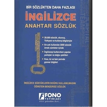 İngilizce Anahtar Sözlük- Fono Yayınları
