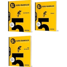 Hız 2025 5. Sınıf Matematik + Türkçe + Fen Soru Seti 3 Kitap
