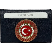 Trendcüzdan Tbmm Türkiye Büyük Millet Meclisi Süper Mini Kredi Kartlık Hakiki Deri Siyah