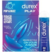 Durex Titreşimli Anal Plug Tıkaç + Durex Play Hisset Kayganlaştırıcı Jel 50 ML
