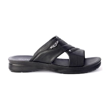 Ayakcenter 158-1 Soylu Günlük Yazlık Erkek Terlik Siyah