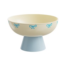 Suntek Meyve Kasesi Mutfak Tezgahı Şekerleme Tabağı Yüksek Sarı