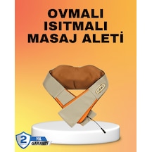 Tek Kas Hassasiyetlarına İyi Gelen Ovmalı Isıtmalı Boyun Omuz Bel Masaj Aleti Najmaddin