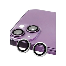 İphone 13 Mini Raze Metal Kamera Lens - Gümüş
