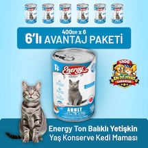 Energy Ton Balıklı Yetişkin Yaş Kedi Maması 400 G - 6 Adet