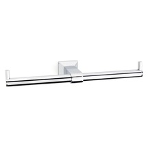 System Bowlıne Ikili Tuvalet Kağıtlığı Krom Renk 44x75x266 Mm 16.5 x 12.2 x 11.2 CM