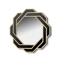 Tr Seta Wall-art 016 Black Gold Duvar Aynası 50 50 2 Cm Genel