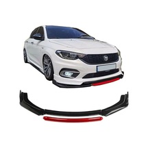 Fiat Egea Ön Tampon Altı Lip 4 Parça (Kırmızı)