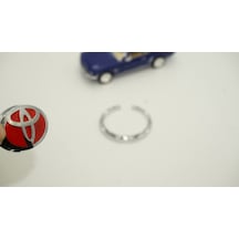 Toyota Uyumlu Buğday Kulakları Krom Metal 3M 3D Logo Oem