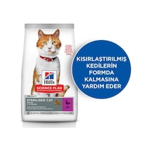 Hill's Science Plan Optimal Care Ördekli Kısırlaştırılmış Yetişkin Kedi Maması 1,5 Kg + Beaphar Malt Tüy Yumağı Önleyici Kedi Macunu 100 Gr