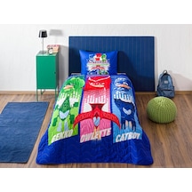 Pj Masks Power Up Standart Pamuk-polyester Nevresim Takımı, Çok Renkli, Tek Kişilik