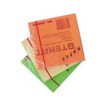 Yapışkanlı Not Kağıdı 3'lü Set, 75x75 Mm, Sarı-yeşil-turuncu