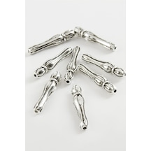 Çizgili - 139 - Tesbih İmame Aparatı 50 Gram - Muratech - Gümüş Rengi