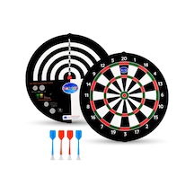 4 Oklu Mıknatıslı Profesyonel Dart Seti Çift Yönlü Manyetik Dart Askılı Dartboard