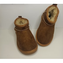Huzurlu Adımlar Taba Rengi Çocuk Ugg Bot