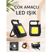 Led Işık Acil Durum Işığı Çok Fonksiyonlu Mıknatıs Özelliği Siyah 10961131