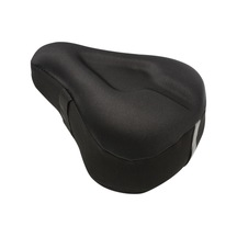 Suntek Yumuşak Büyük Geniş Silikon Bisiklet Koltuğu Minder Siyah