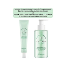 Dermal Cica X Mide Centella Asiatica Özlü Göz Çevresi Kremi 40 ML +  Yüz Temizleme Yağı 150 ML