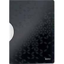 SIKIŞTIRMALI DOSYA LEITZ WOW ACTIVE COLORCLIP METALİK SİYAH (41850095)