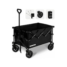 Workpro Wp285015 80kg 4 Tekerli Katlanabilir Ağır Hizmet Taşıma