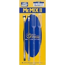 Mr.hobby Gt-28 0.3cc.metal Boya Karıştırma Kaşığı 2 Adet Ve Uzun Damlalık Pipet 2 Adet