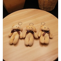 Ayıcık Peluş Anahtarlık - 10 Adet - 1 Paket