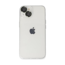 Apple iPhone Uyumlu 14 Kılıf Luko Lens Silikon - Yeşil Bz8683140585723