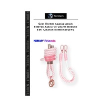 Özel Üretim Çapraz Askılı Telefon Askısı Ve Charm Bileklik Seti Çıkaran Kombinasyonu