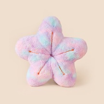 Soft Çiçek Figürlü Yastık - Renkli - 40 Cm