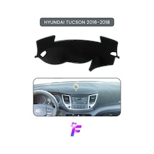 Hyundai Tucson 2016-2018 Araca Özel Torpido Örtüsü Ön Göğüs Kılıfı Tam Koruma Tc80 Gri