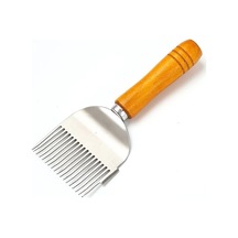 Zyzqstore 1 Adet Ahşap Saplı Arıcı Bal Kesici Tarak Bal Pin İğne Bal Bıçak