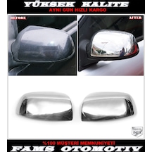 Ford Fusion Krom Ayna Kapağı 2 Prç.2008 Ve Üzeri Paslanmaz Çelik
