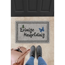 Evaşk Kapı Önü Paspası Vinil Kaymaz Tabanlı 45 X 70 Evaşkdm11074