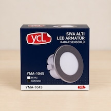 Ycl Sıva Altı Led Armatür Radar Sensörlü Ip20