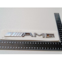 Mercedes 140 Uyumlu Amg Krom Bagaj Yazısı Düz Tip 3m 3d Abs