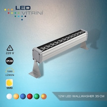 12W Led Wallwasher 35 Cm