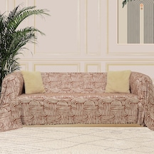 Latuda Concept Softmicro Gökkuşağı Desenli Boho Koltuk Örtüsü Şalı 180 x 220 CM