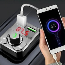Büro Ev Ofis Arabası İçin Araç İçi Qc 3.1a Usb Pd /tf Fm Transmitter