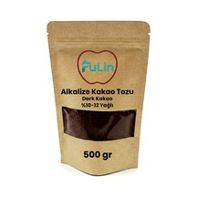 Alkalize Kakao Tozu %10-12 Yağlı - Dark Siyah - 500gr