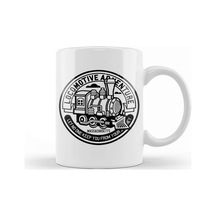 Locomotive Adventure Massachusetts Kupa Bardak Porselen Karışık