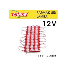 Camlı Soft Parmak Lamba Seti 10 Adet Kırmızı 12V BR0409930