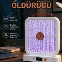 Şarjlı Uv Sinek Öldürücü Masaüstü Beyaz Cihaz